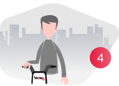 4 Retorna la bicicleta