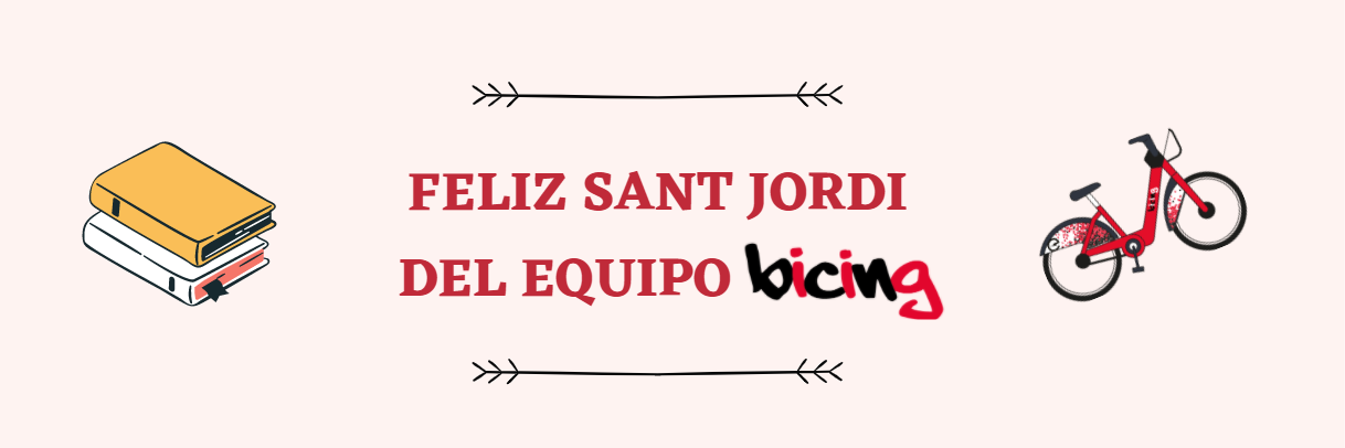 Feliç Sant Jordi de l'equip bicing