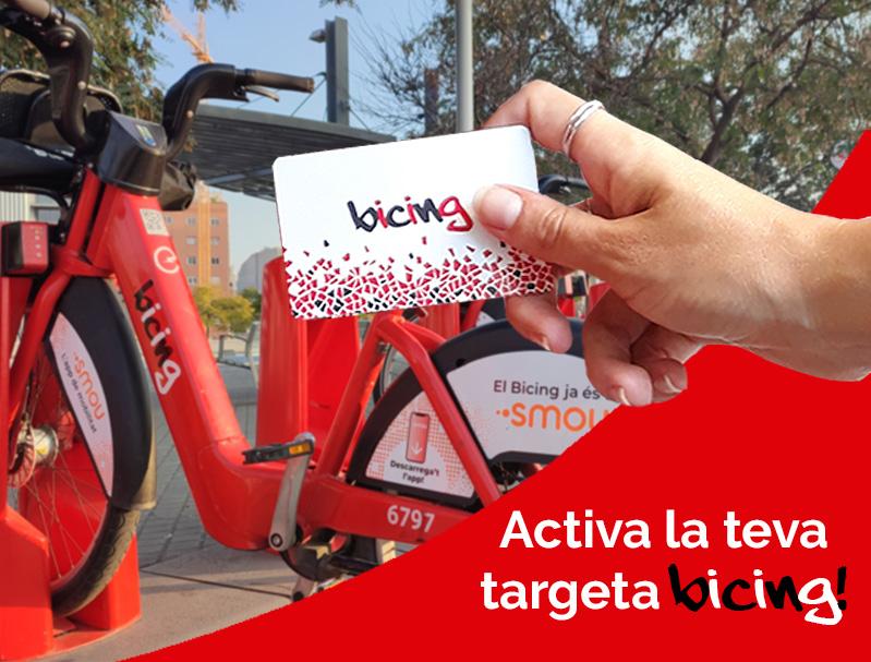 Activa la teva targeta bicing!