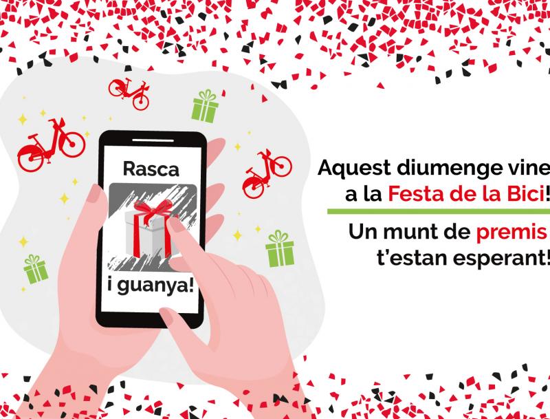 Vine a la Festa de la Bici, rasca i guanya!